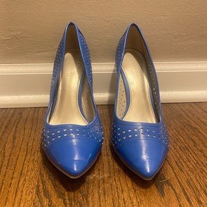 Blue High Heels